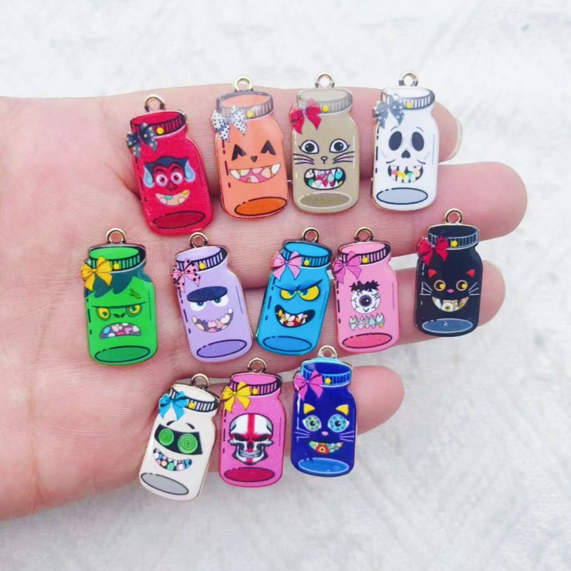12pcs alloy printed bottle pen - Jewelry Making Jewelry avis et prix
