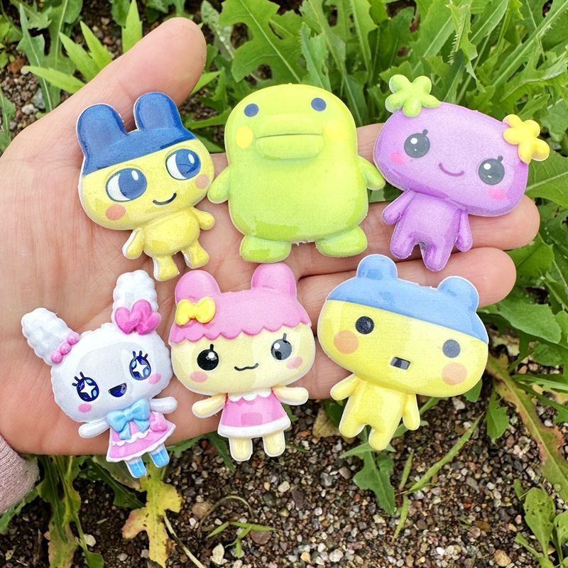45mm Cartoon Tamagotchi double - Jewelry Making Necklaces avis et prix