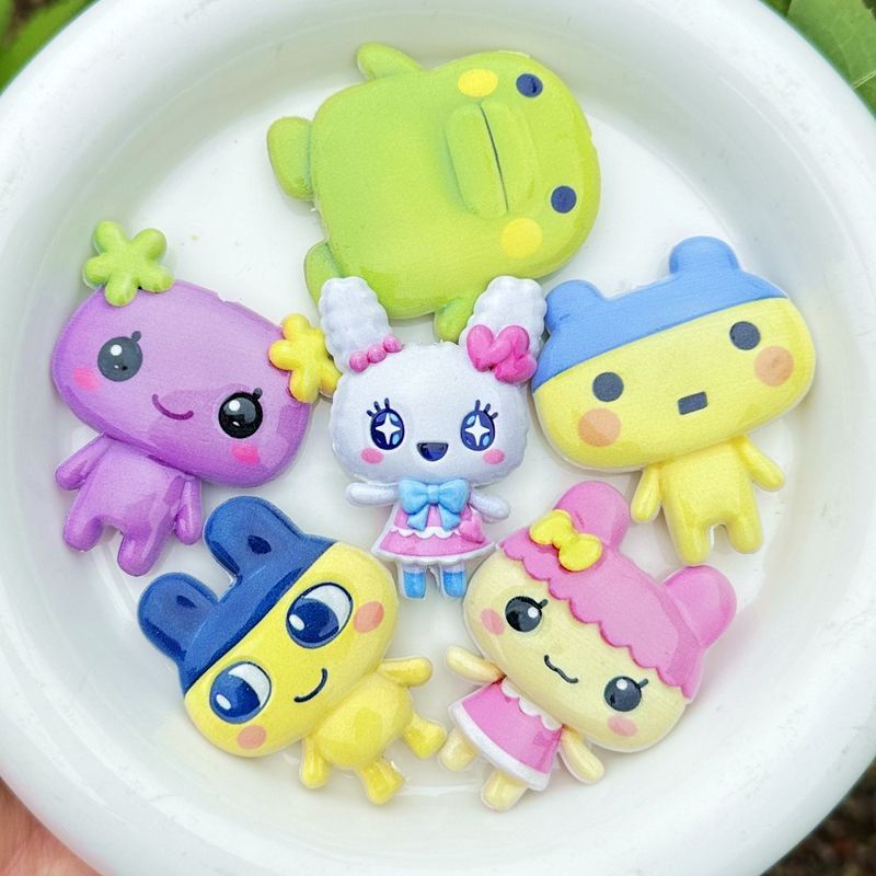 45mm Cartoon Tamagotchi double - Jewelry Making Necklaces avis et prix
