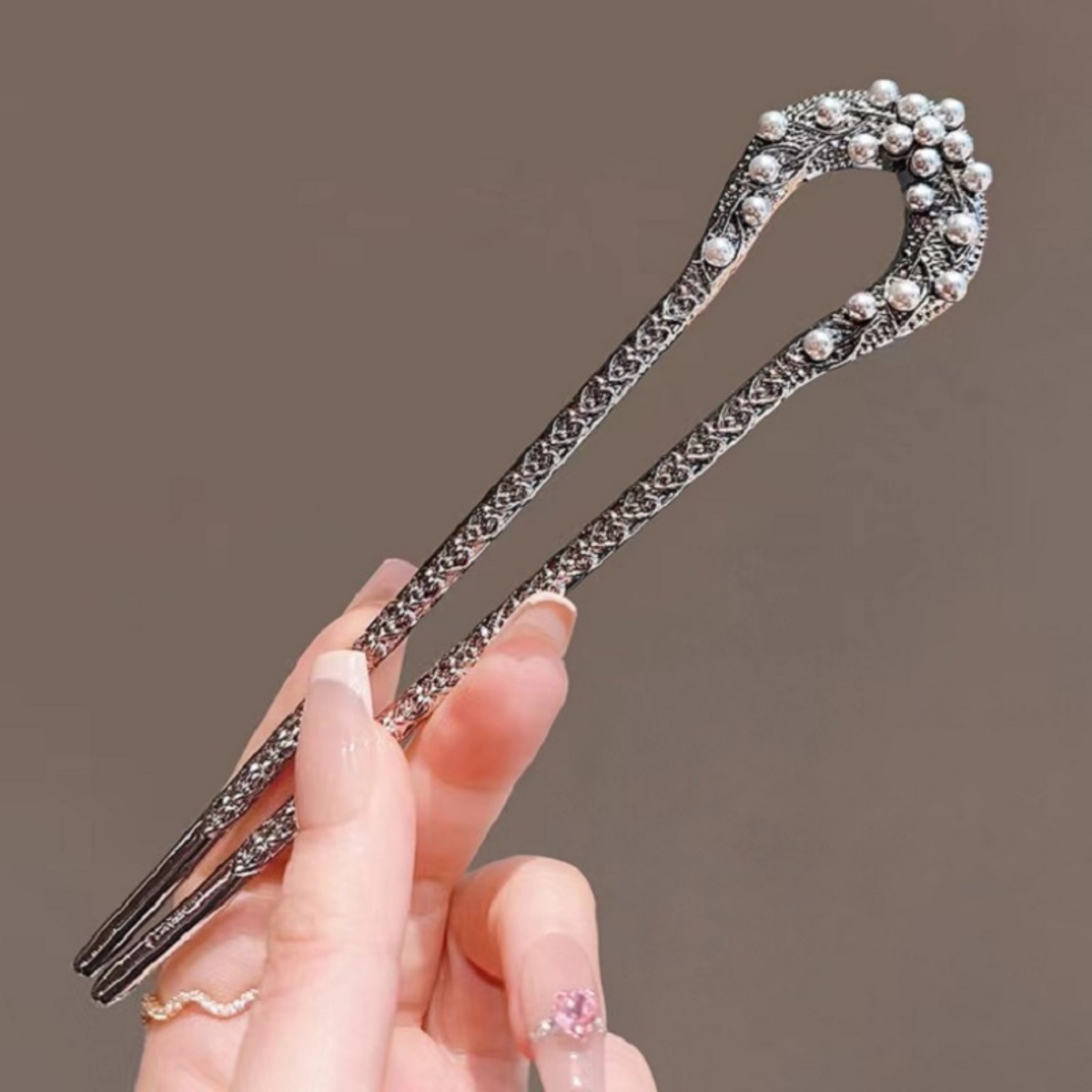 New Pearl U Shaped Hairpin For - Jewelry Making With Beads avis et prix