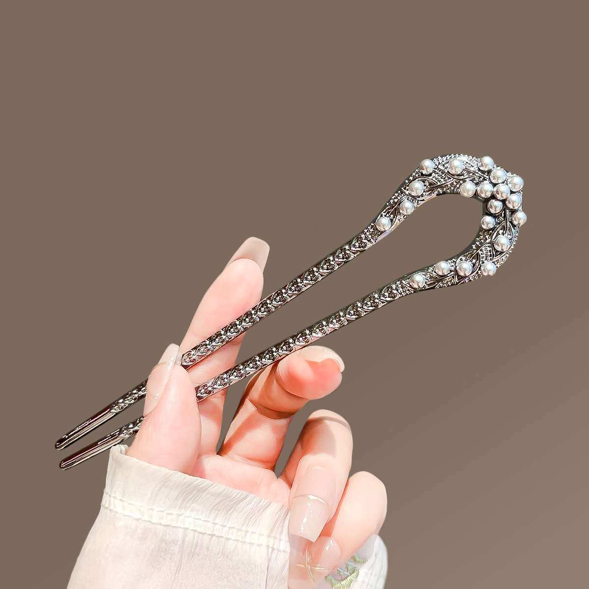 New Pearl U Shaped Hairpin For - Jewelry Making With Beads avis et prix