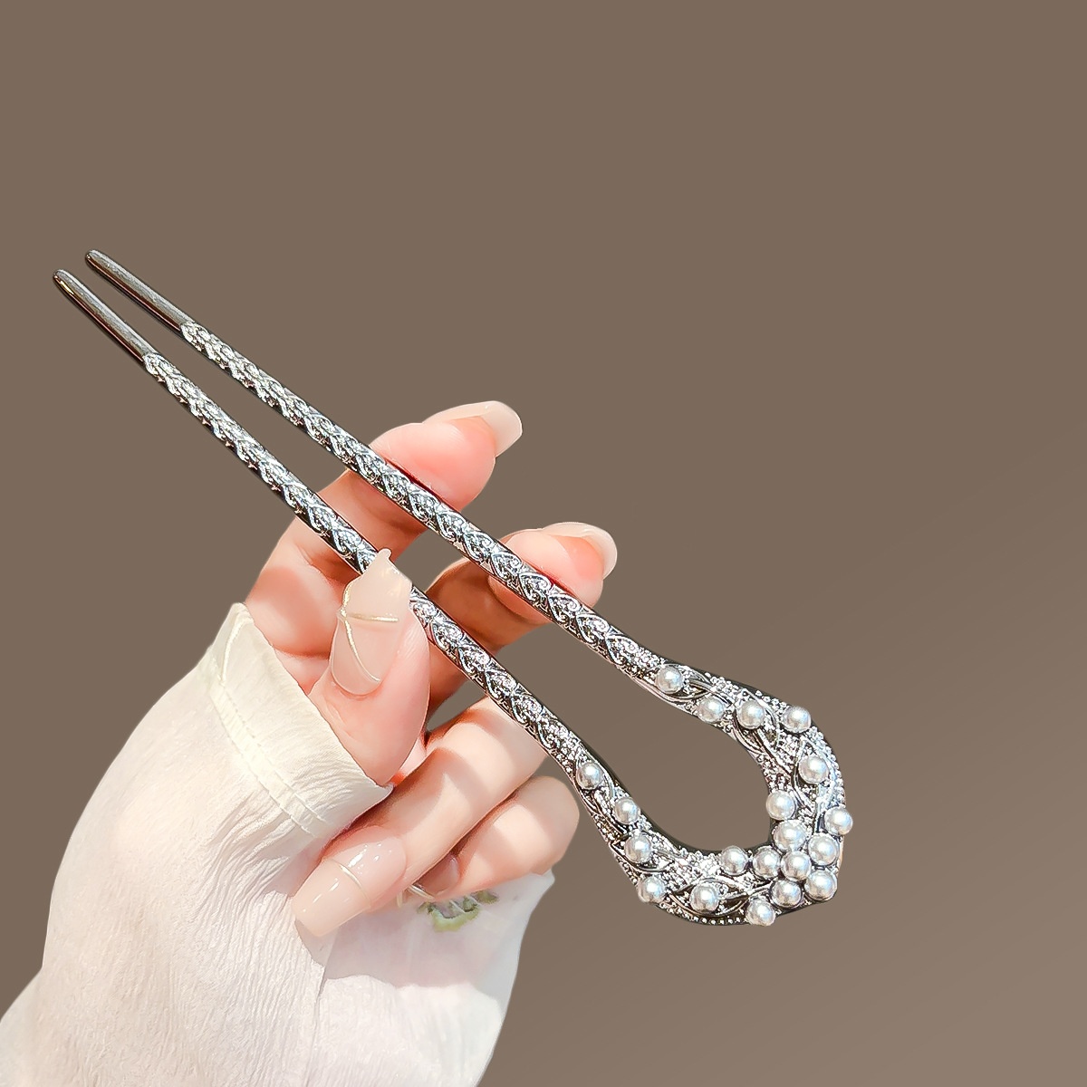 New Pearl U Shaped Hairpin For - Jewelry Making With Beads avis et prix