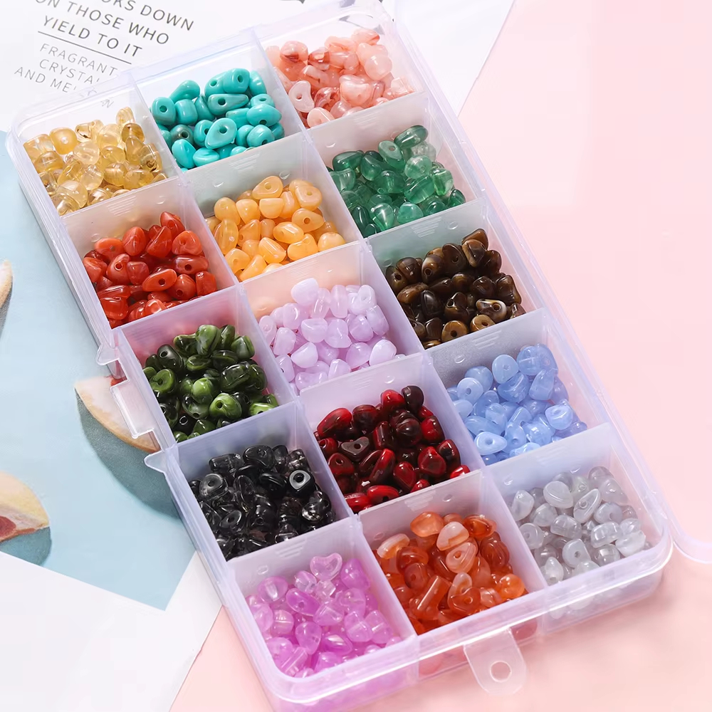 About 525pcs/Box Imitation Nat - Jewelry Making Organizer avis et prix