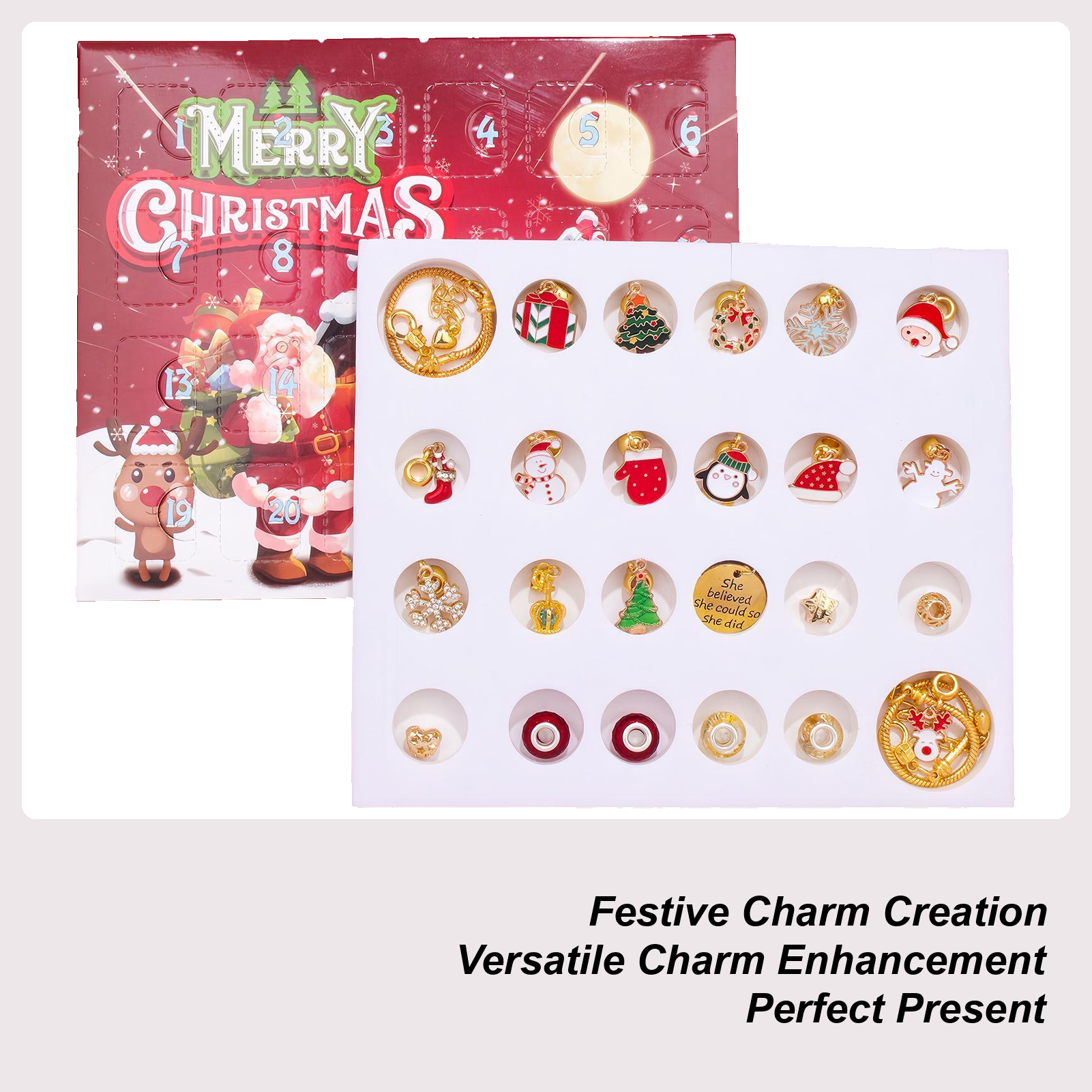 Christmas Bracelet Advent 24 D - Jewelry Making Advent Calendar avis et prix