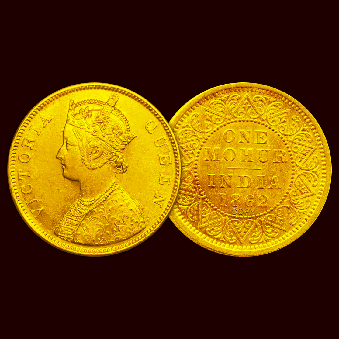 1862 British Indian Rupee Vict - Jewelry Making Victoria avis et prix