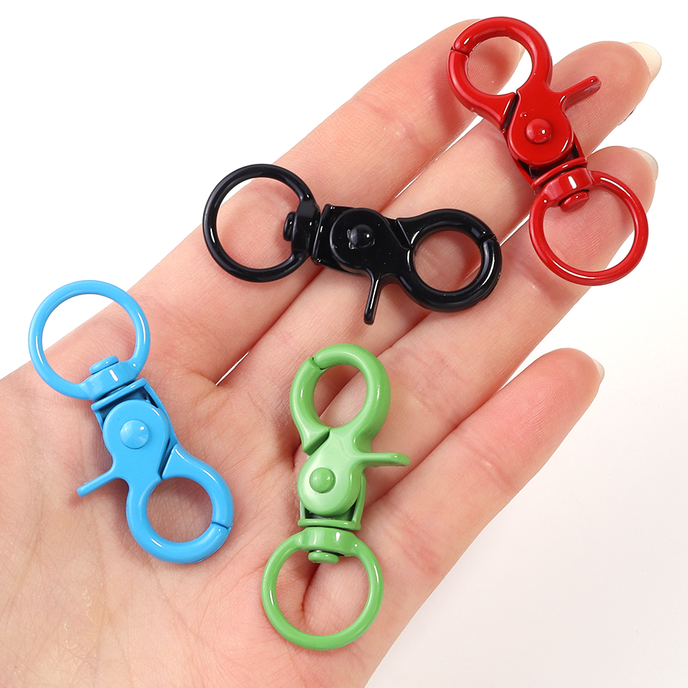 5Pcs/Lot Colorful Swivel Lobst - Jewelry Making Metal avis et prix