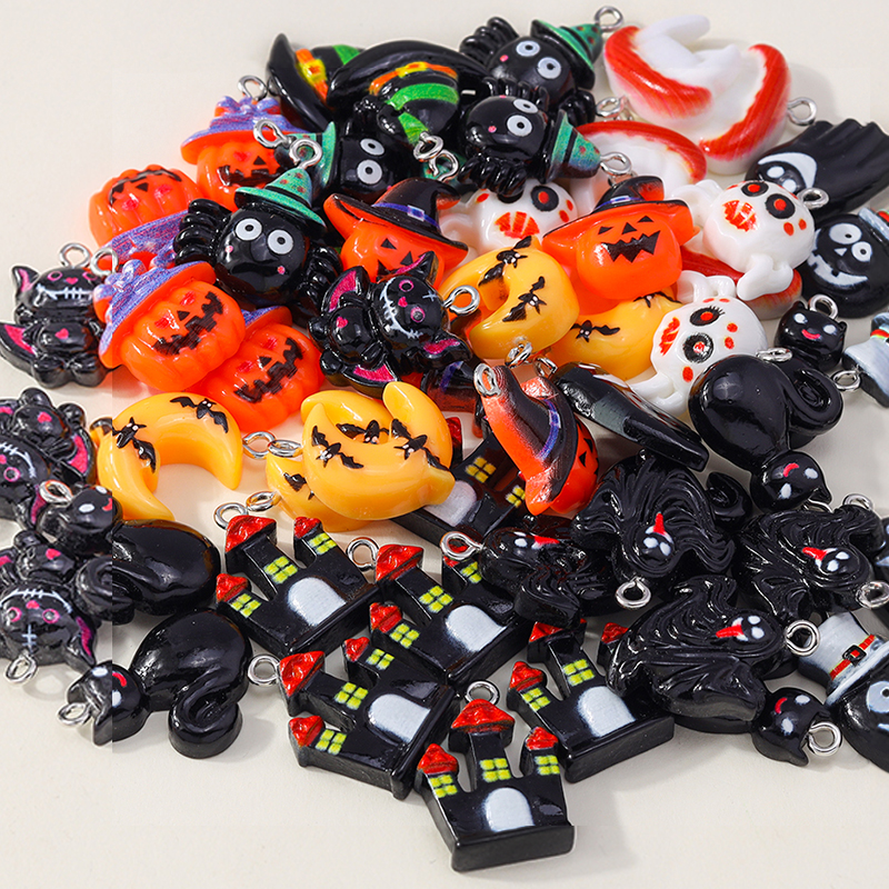 Leslie 10Pcs New Resin Hallowe - Jewelry Making Newcastle avis et prix