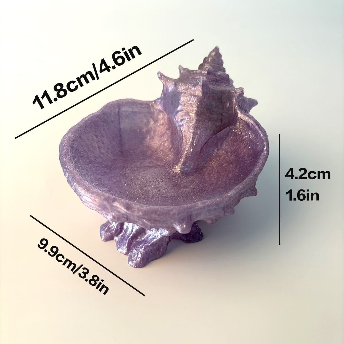 Pearlescent Purple Conch-Shape - Jewelry Making Organizer avis et prix