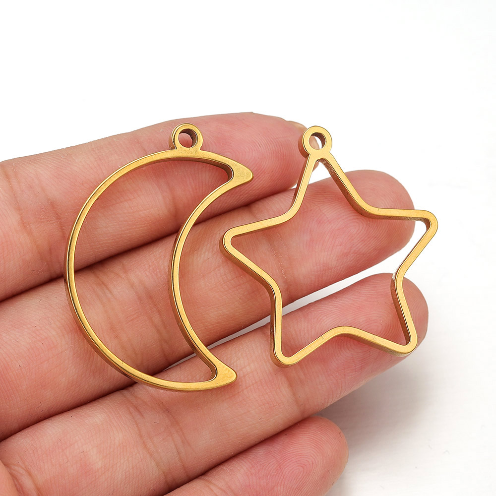 10pcs Stainless Steel Geometri - Jewelry Making With Resin avis et prix