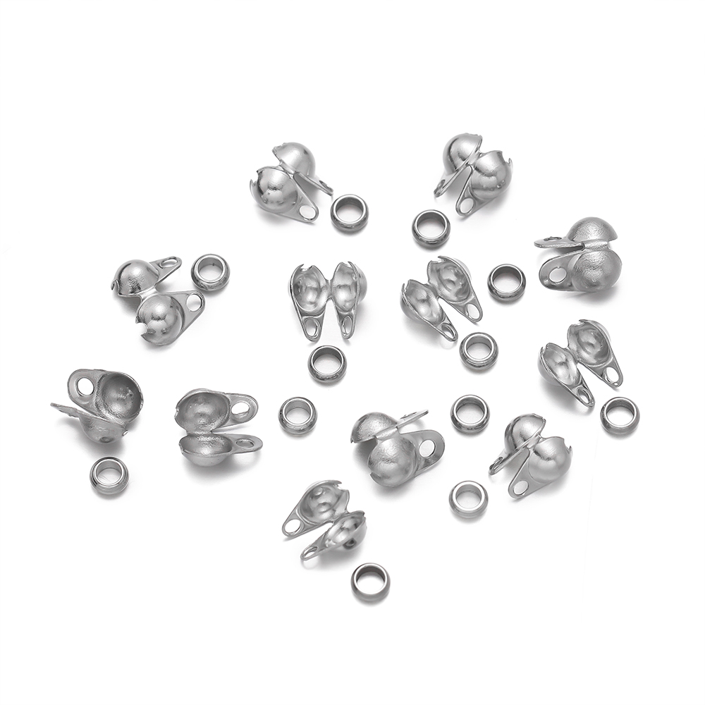 1Set Stainless Steel Crimp Bea - Jewelry Making Earring Supplies avis et prix