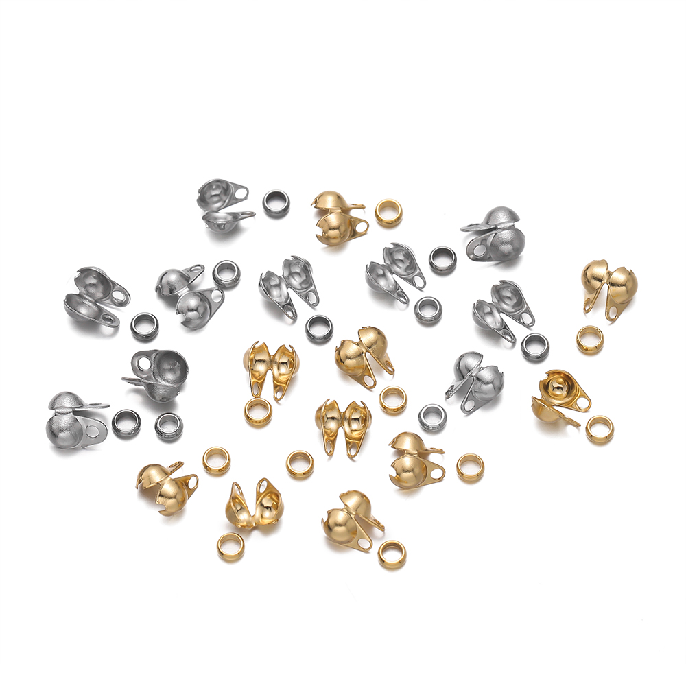 1Set Stainless Steel Crimp Bea - Jewelry Making Earring Supplies avis et prix