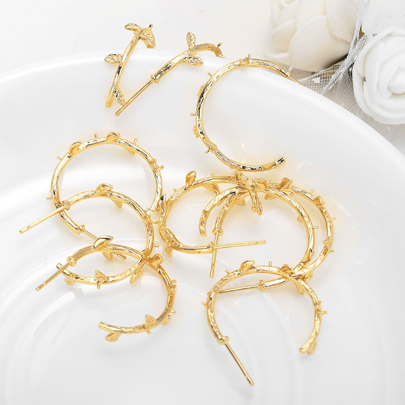 6PCS 18K Gold Color Brass with - Jewelry Making Earring Supplies avis et prix