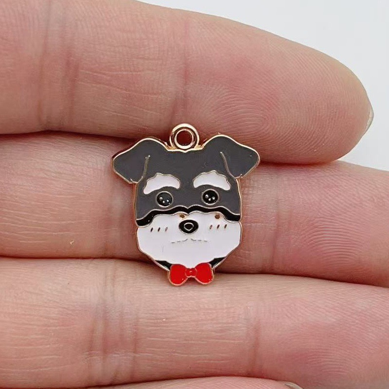 12pcs cartoon pet spotted dog  - Jewelry Making Jewelry avis et prix