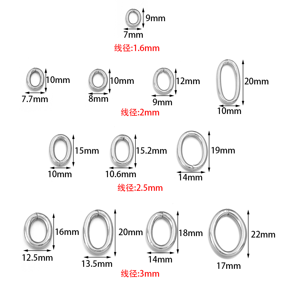 20pcs/lot Stainless Steel Oval - Jewelry Making Looper Tool avis et prix