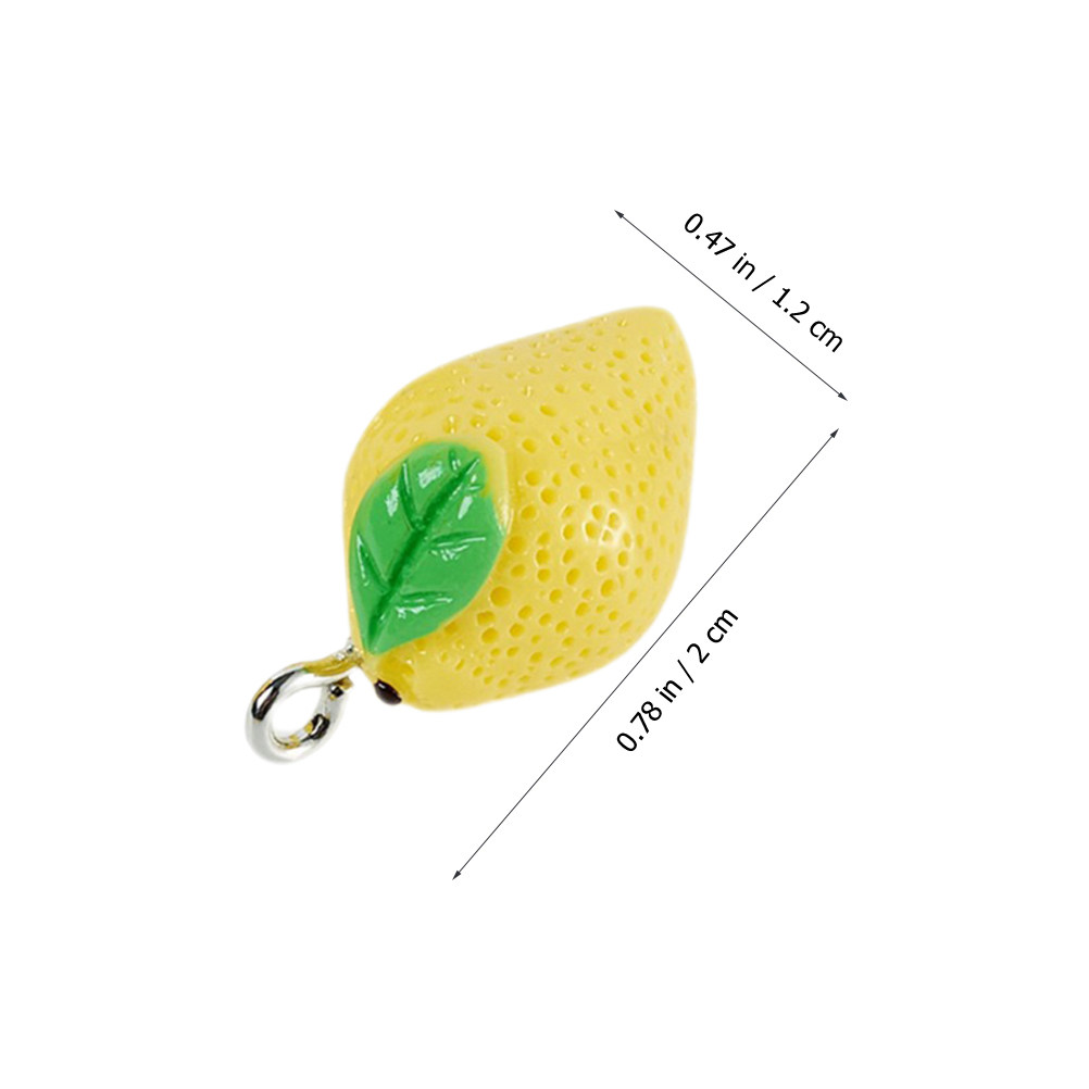 10Pcs Mini Lemon Charms Resin  - Jewelry Making With Resin avis et prix