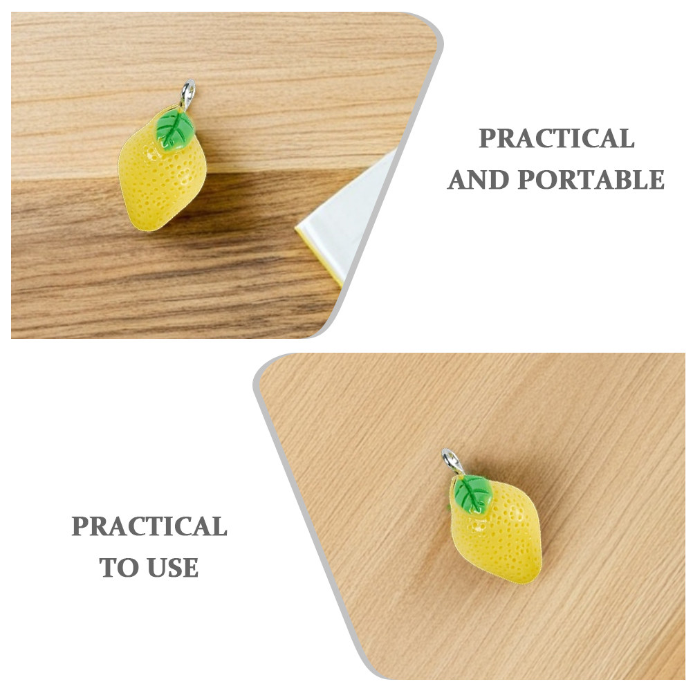 10Pcs Mini Lemon Charms Resin  - Jewelry Making With Resin avis et prix