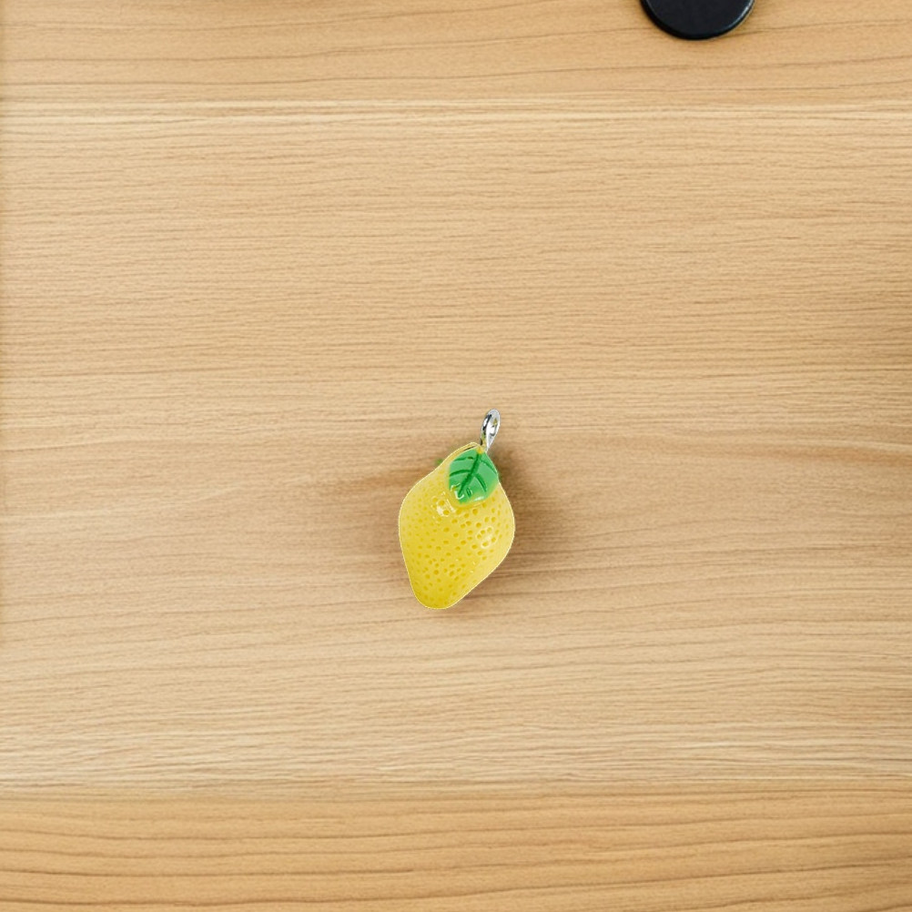 10Pcs Mini Lemon Charms Resin  - Jewelry Making With Resin avis et prix