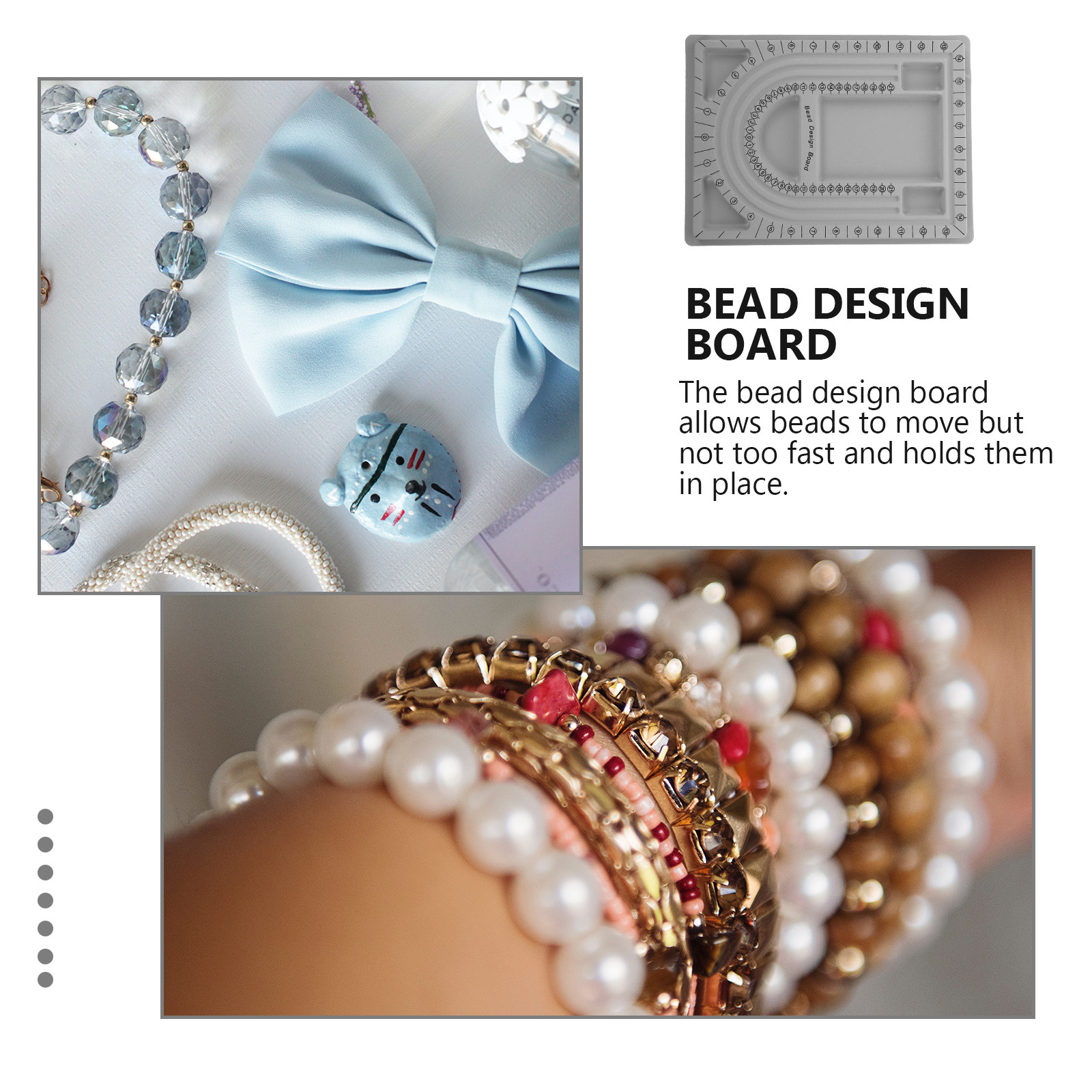 2Pcs Bead Design Board Jewelry - Jewelry Making Organizer avis et prix