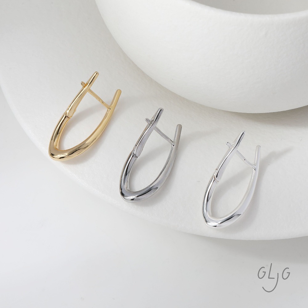 4PCS Twisted Shape Ear Studs D - Jewelry Making Earring Supplies avis et prix