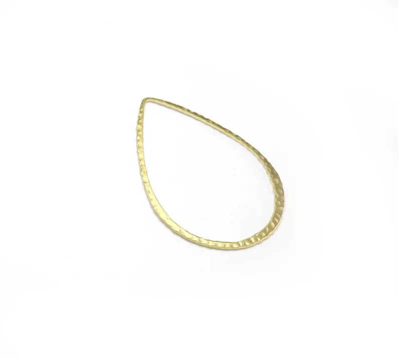 10pcs Hammered Teardrop Charm, - Jewelry Making Hammer avis et prix