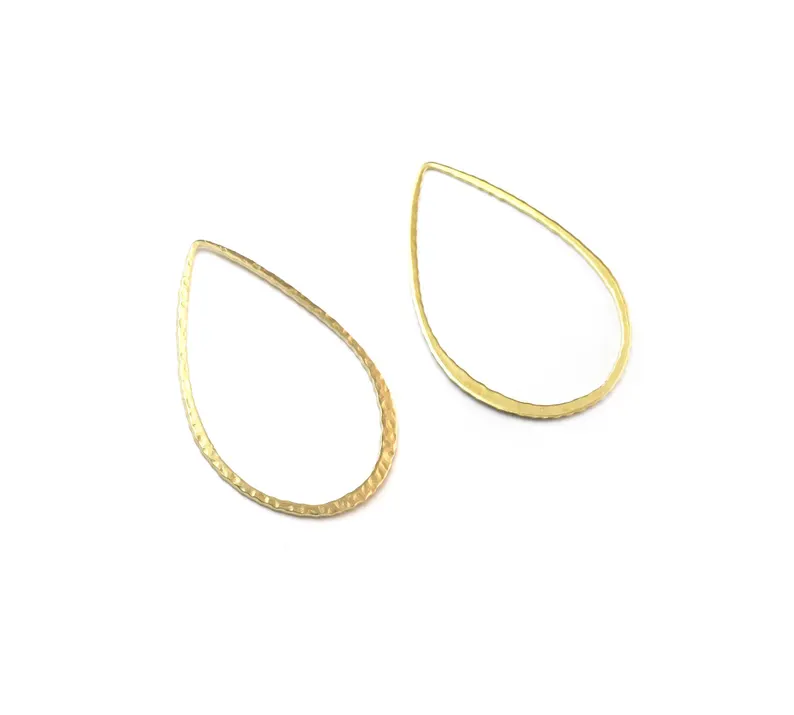 10pcs Hammered Teardrop Charm, - Jewelry Making Hammer avis et prix