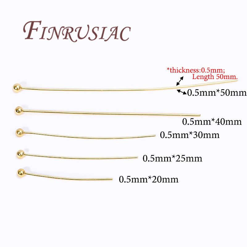 50Pcs 20-50mm Gold Plated Pins - Jewelry Making Looper Tool avis et prix