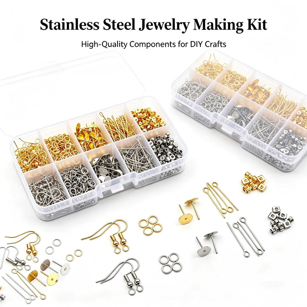 1 Set Box Ear Hook Single Loop - Jewelry Making Organizer avis et prix