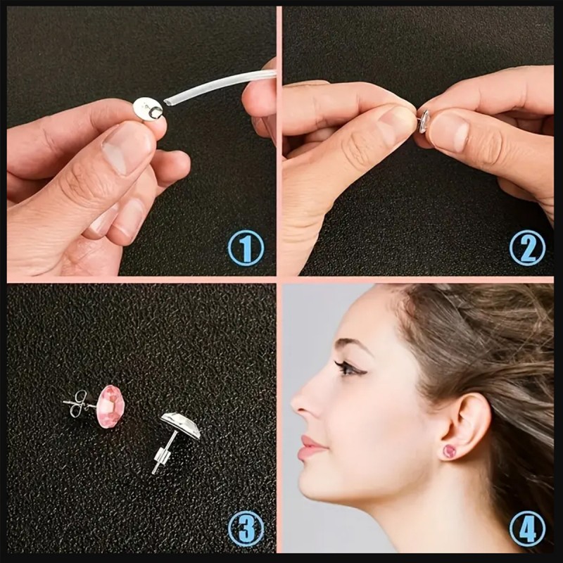 1 Set Box Ear Hook Single Loop - Jewelry Making Organizer avis et prix