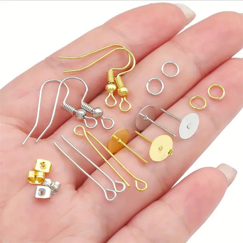 1 Set Box Ear Hook Single Loop - Jewelry Making Organizer avis et prix