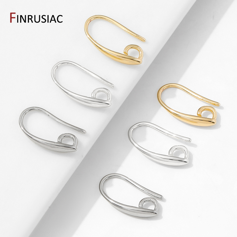 14K Gold Plated Brass Smooth E - Jewelry Making Earring Supplies avis et prix