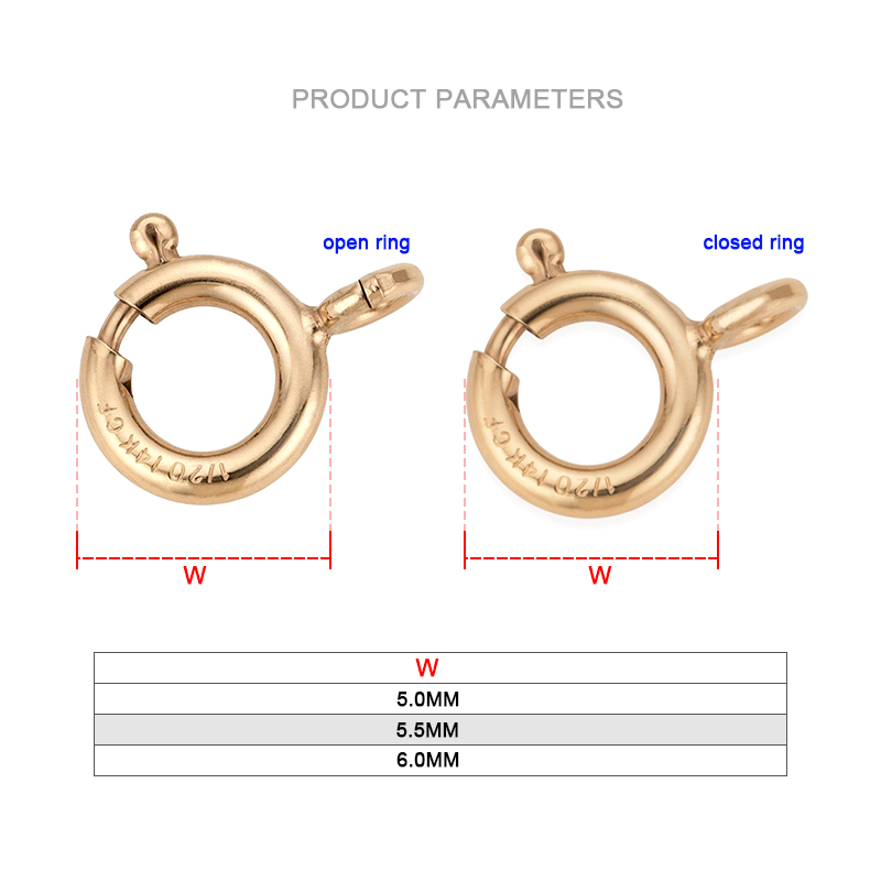 14K Gold Filled Spring Ring Cl - Jewelry Making Rings avis et prix