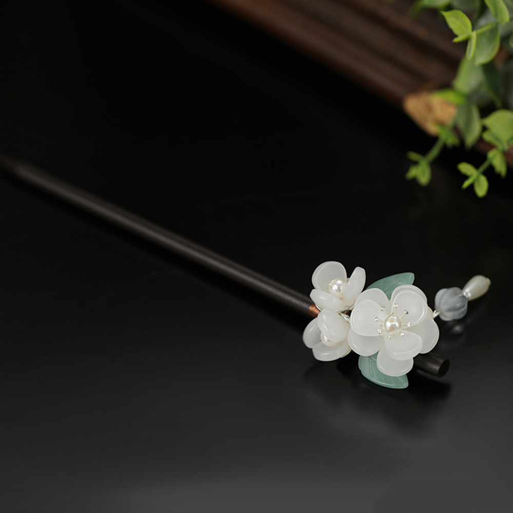 Retro Flower Hairpin With Pear - Jewelry Making With Beads avis et prix