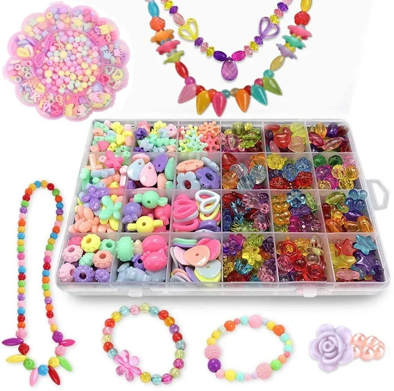 Girls DIY Bead Set Jewelry Mak - Jewelry Making Kits For Kids avis et prix